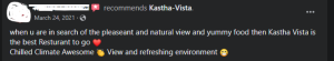 People review their experience in Kasta Vista