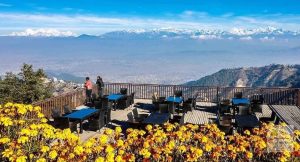 Amazing view of Kathmandu Valley from Village Highland Resort 